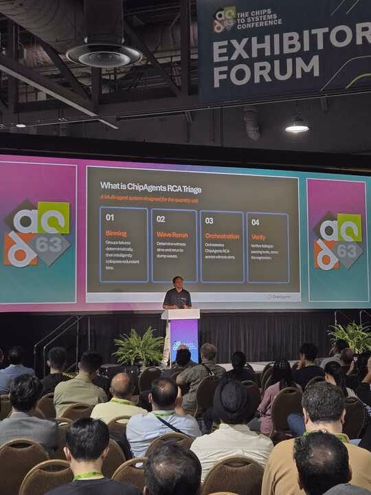 ChipAgents keynote at DAC 2026, photo 3 of 20